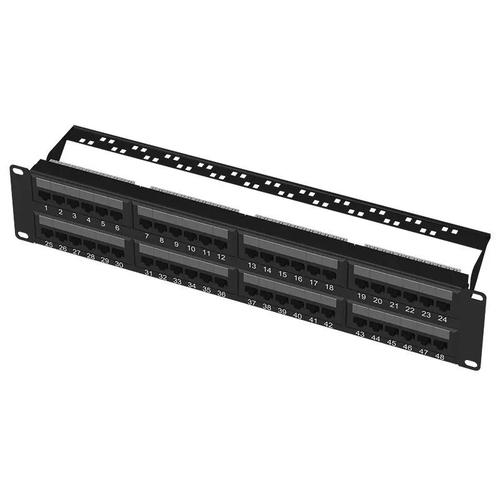 东腾F型六类48口配线架 构建高效千兆网络的基石